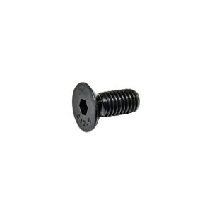 black threaded screw