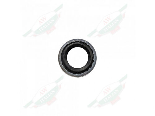 grey and black ring on white background