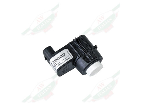black plastic sensor with white sticker