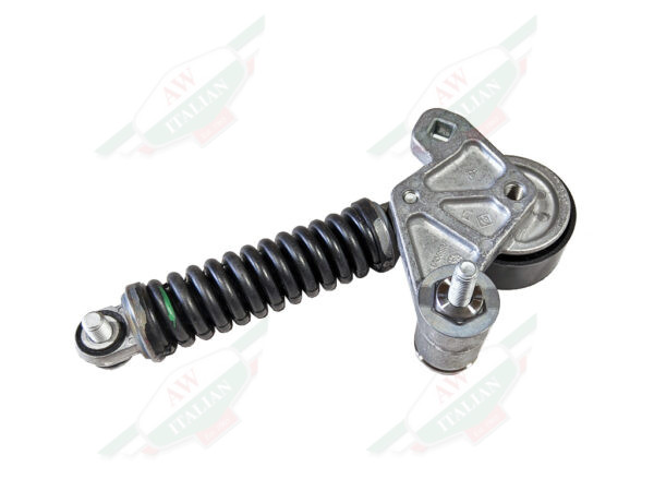 black spring with pulley