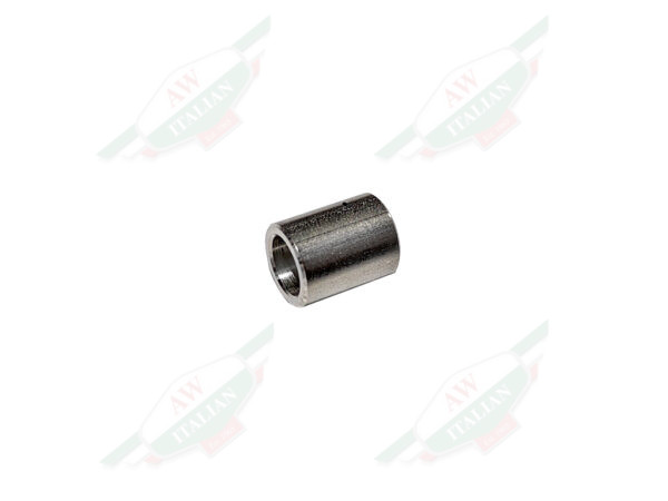 silver metal cylinder on its side
