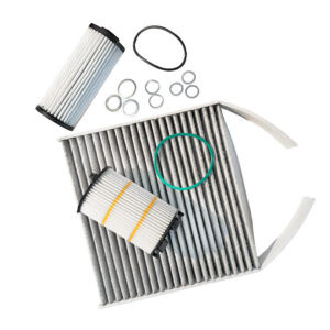 round and square filters with silver washers