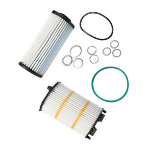 round filters with silver washers and orings