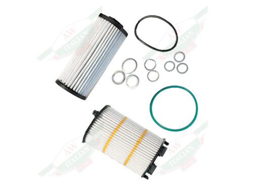 round filters with silver washers and orings