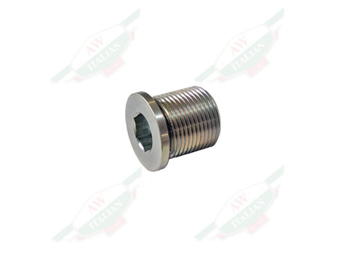 silver threaded plug
