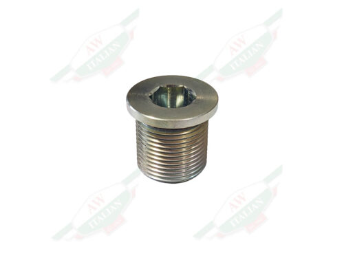 silver threaded plug