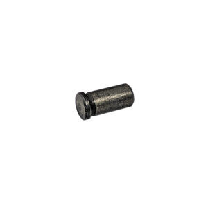 black dowel cylinder with groove on edge