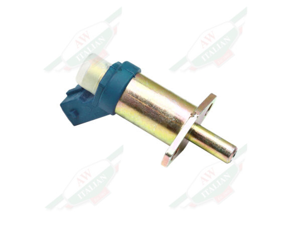 gold metal and blue plastic cylinder