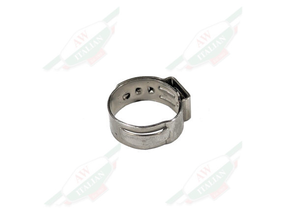 silver metal ring hose clamp
