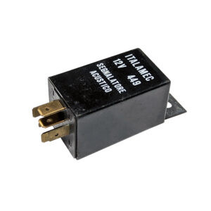 black rectangular box with flat pins on left
