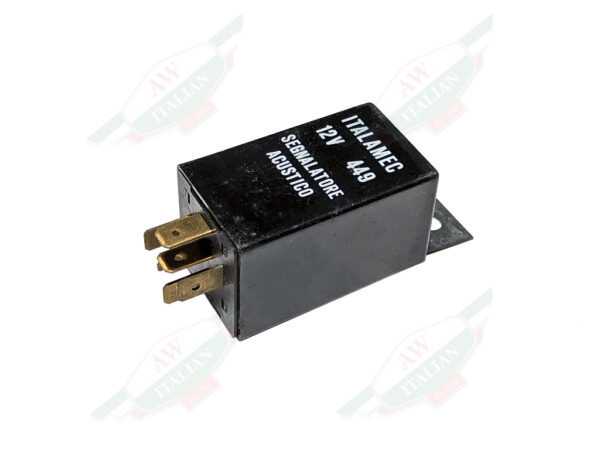 black rectangular box with flat pins on left