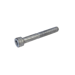 grey threaded bolt with allen head