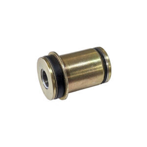 gold and black metal cylinder
