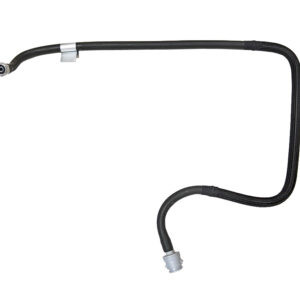 black hose on white background