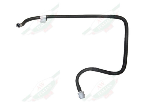 black hose on white background