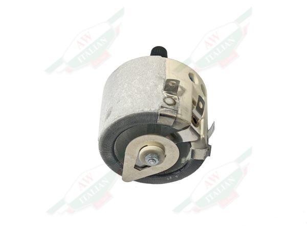 white ceramic bowl with black round switch