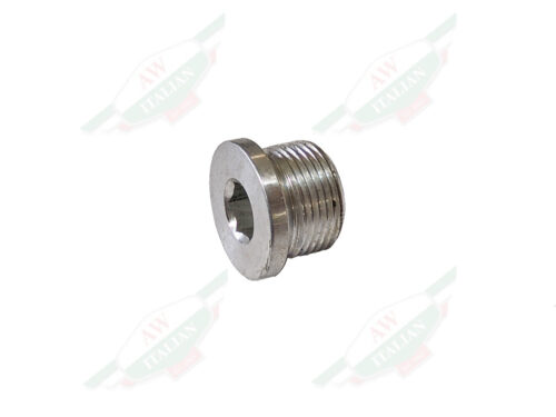 silver threaded plug