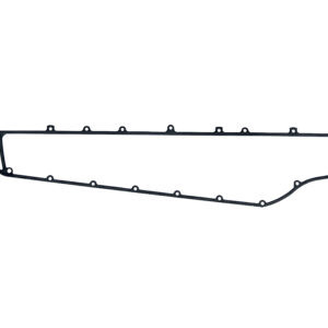 black recgangular gasket with holes