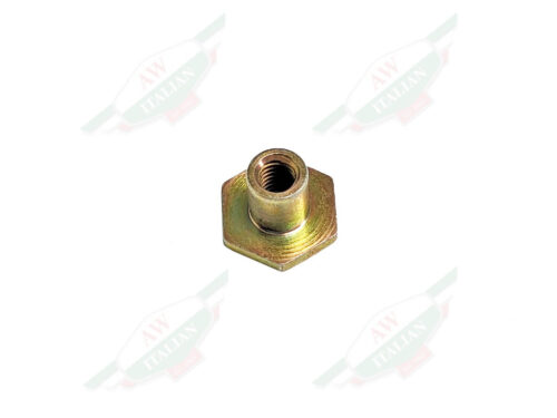 gold hex threaded nut