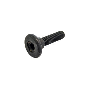 black threaded screw