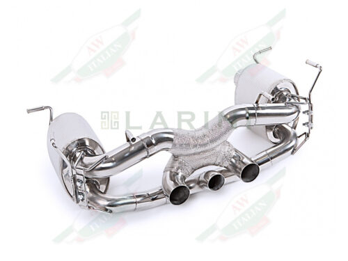 silver exhaust muffler pipes