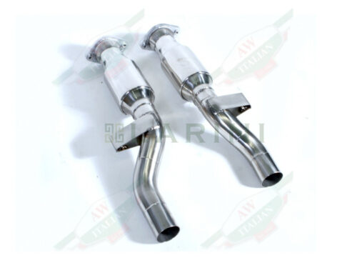 silver shiny exhaust pipes