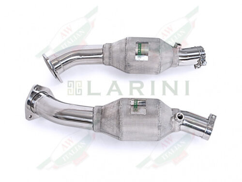 silver shiny exhaust pipes