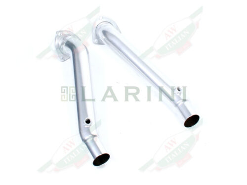 silver shiny exhaust pipes