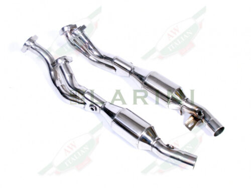 silver shiny exhaust pipes