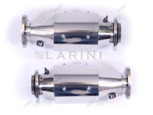 silver shiny exhaust pipes