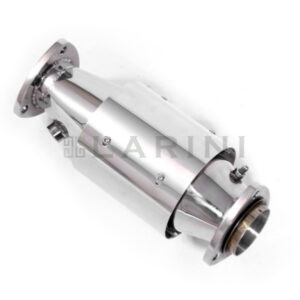 silver shiny exhaust pipe