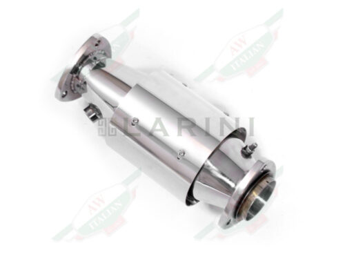 silver shiny exhaust pipe