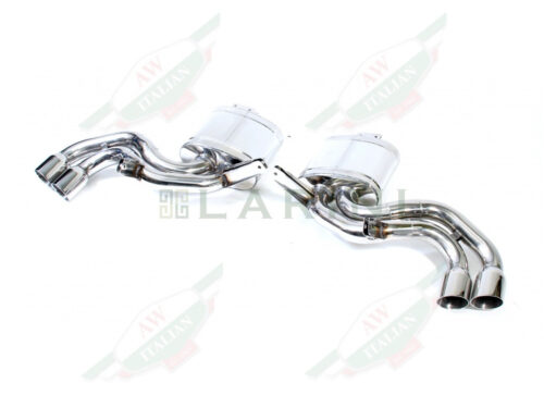 silver chrome exhaust pipes