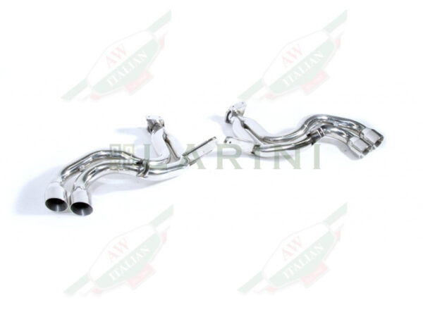 silver chrome exhaust pipes