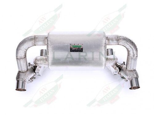 silver exhaust muffler pipes