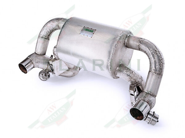 silver exhaust muffler pipes