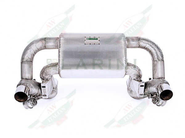 silver exhaust muffler pipes
