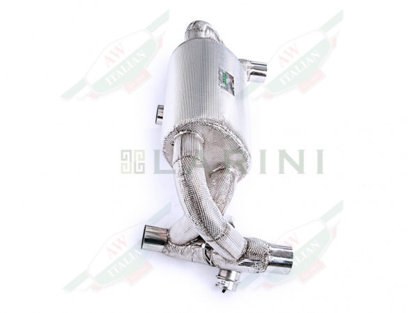 silver exhaust muffler pipes