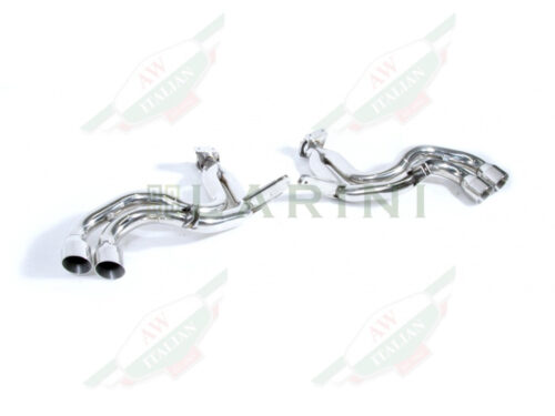 silver chrome exhaust pipes