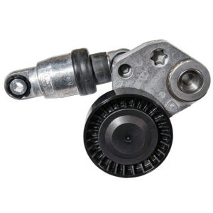 belt tensioner with black round pulley