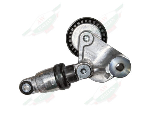 belt tensioner with black round pulley