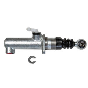 silver metal shaft with black rubber boot