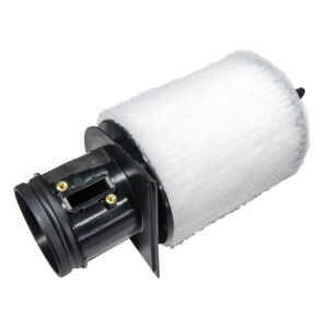 black and white cylinder air filter
