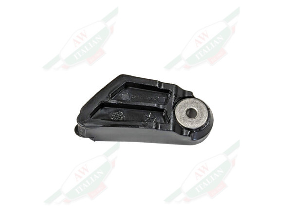 black plastic block with metal ring