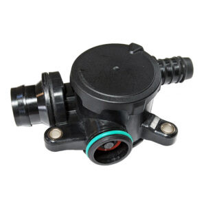 black plastic part with nipples and green oring
