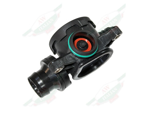 black plastic part with nipples and green oring