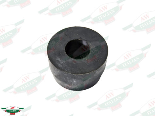 black rubber bushing with hole in middle