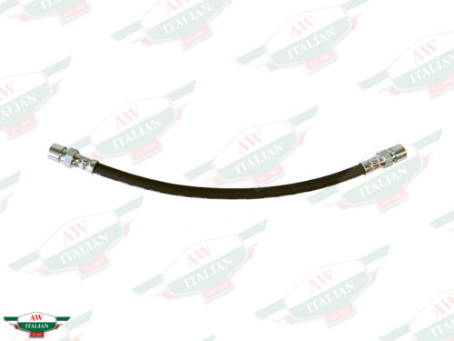 black rubber brake hose with metal ends