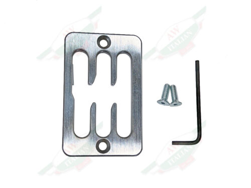 silver shifter trim with L shape and 2 screws