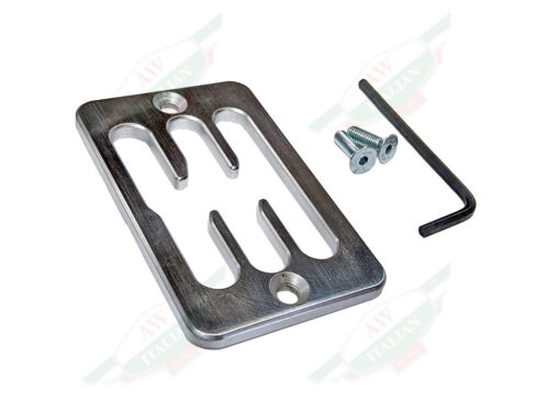 silver shifter trim with L shape and 2 screws